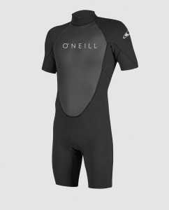 La Muta Shorty Reactor 2mm Back Zip O'Neill da uomo con zip posteriore, UltraFlex, pannello antivento e cuciture Flatlock