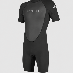 La Muta Shorty Reactor 2mm Back Zip O'Neill da uomo con zip posteriore, UltraFlex, pannello antivento e cuciture Flatlock