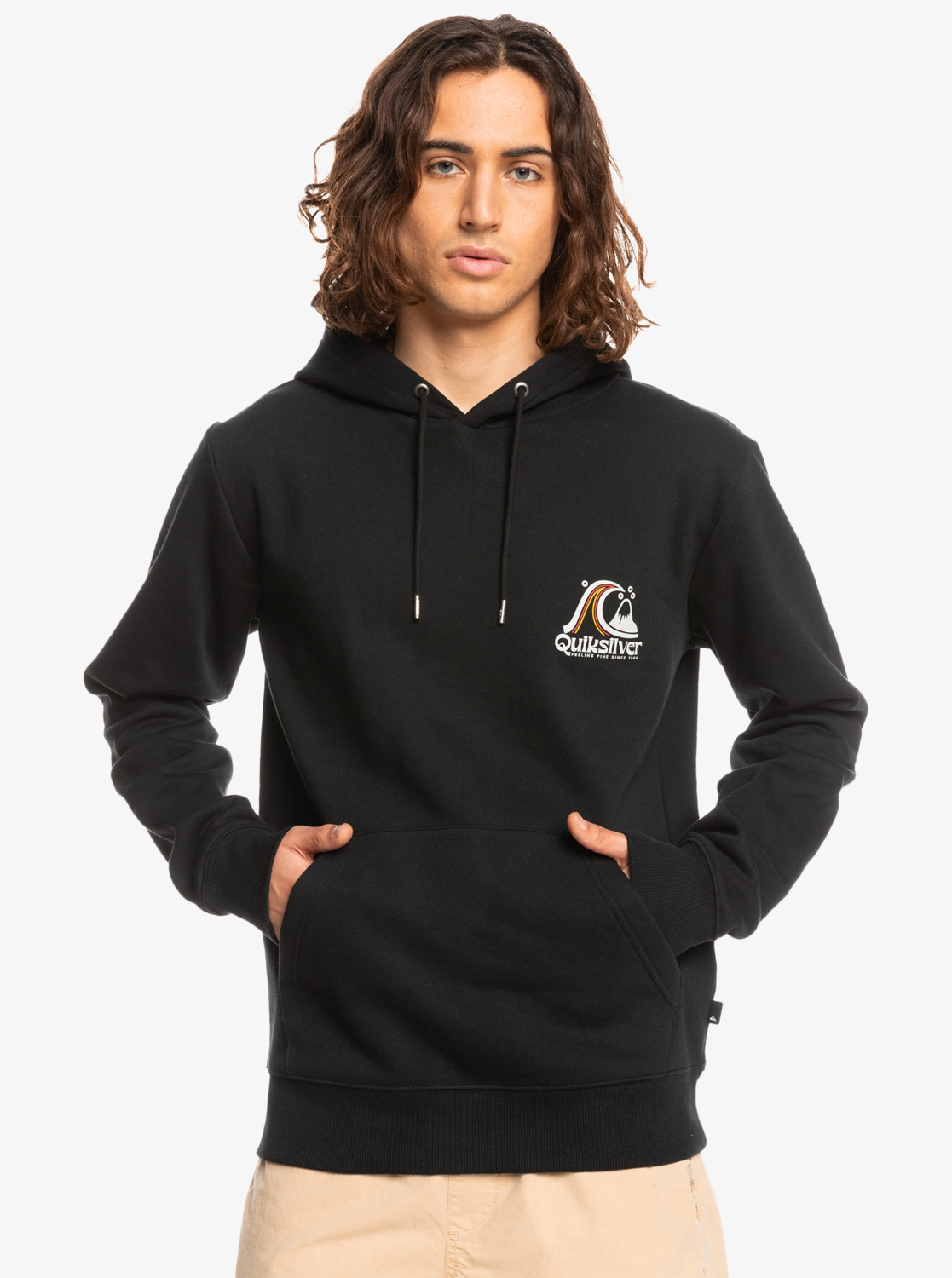 Quiksilver Felpa da uomo Rolling Circle