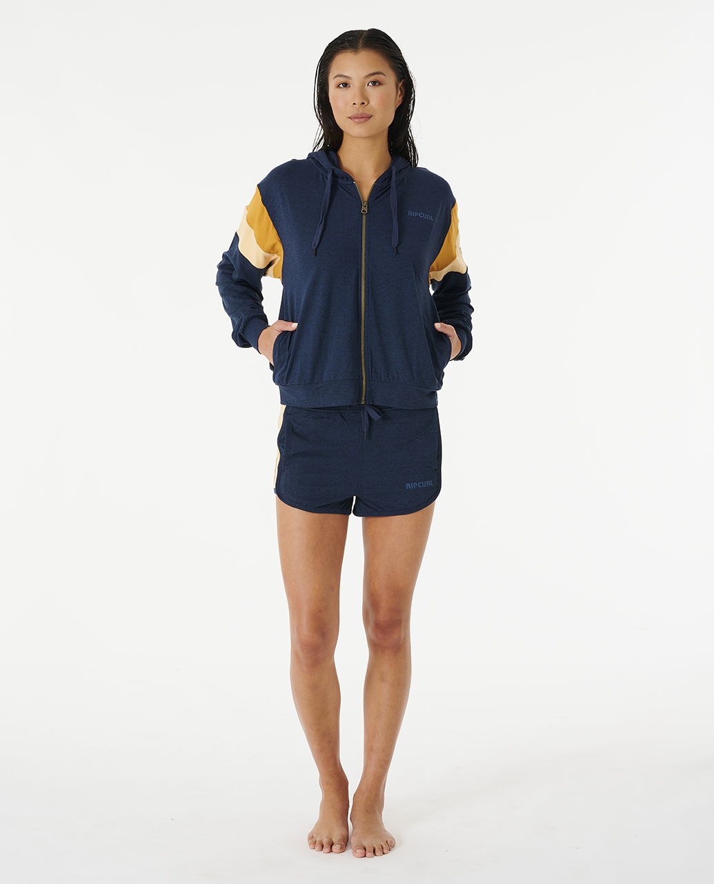 Rip Curl Felpa con cappuccio e zip Run Swim Surf II 01NWFL