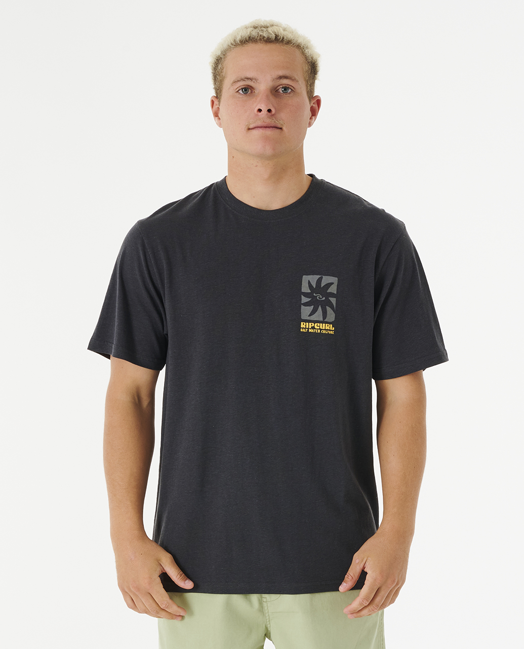 Rip Curl T-shirt Salt Water Culture Block Out 03UMTE