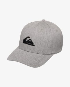 Cappellino Decades Quiksilver in twill con tesa curva, logo 3D ricamato e snapback regolabile. Completa il tuo look casual ora da Soul Wave.