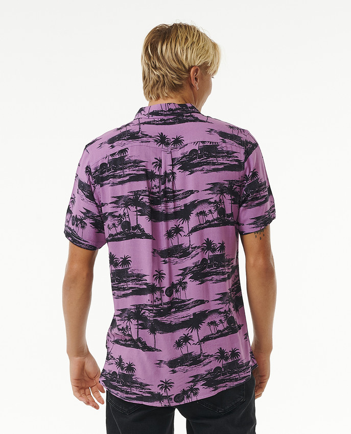 Camicia Rip Curl Party Pack con maniche corte e stampa all over.