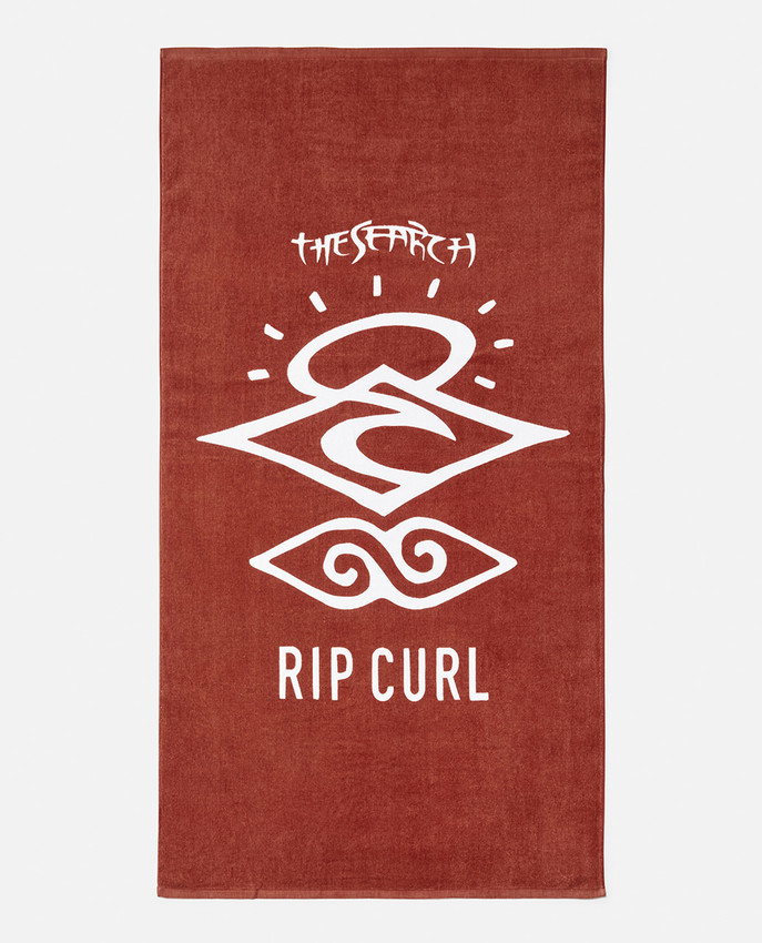 Telo Mare Rip Curl Mixed in cotone con stampa Rip Curl, dimensioni 160x80 cm.