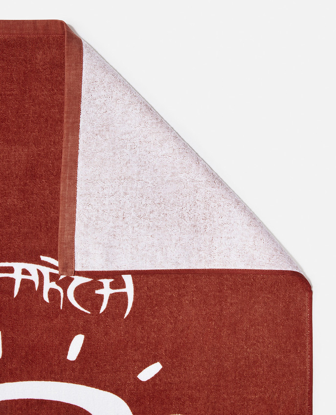 Telo Mare Rip Curl Mixed in cotone con stampa Rip Curl, dimensioni 160x80 cm.