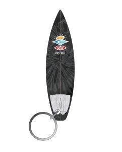 Portachiavi Surfboard Keyring Rip Curl Black Grey a forma di tavola da surf in plastica