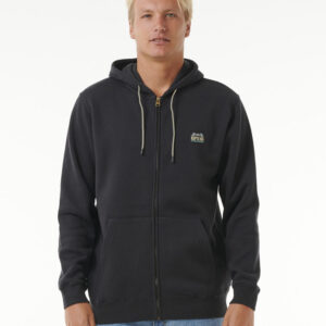 Felpa Rip Curl Horizon con cappuccio e tasche laterali, ideale per il surf e il tempo libero.