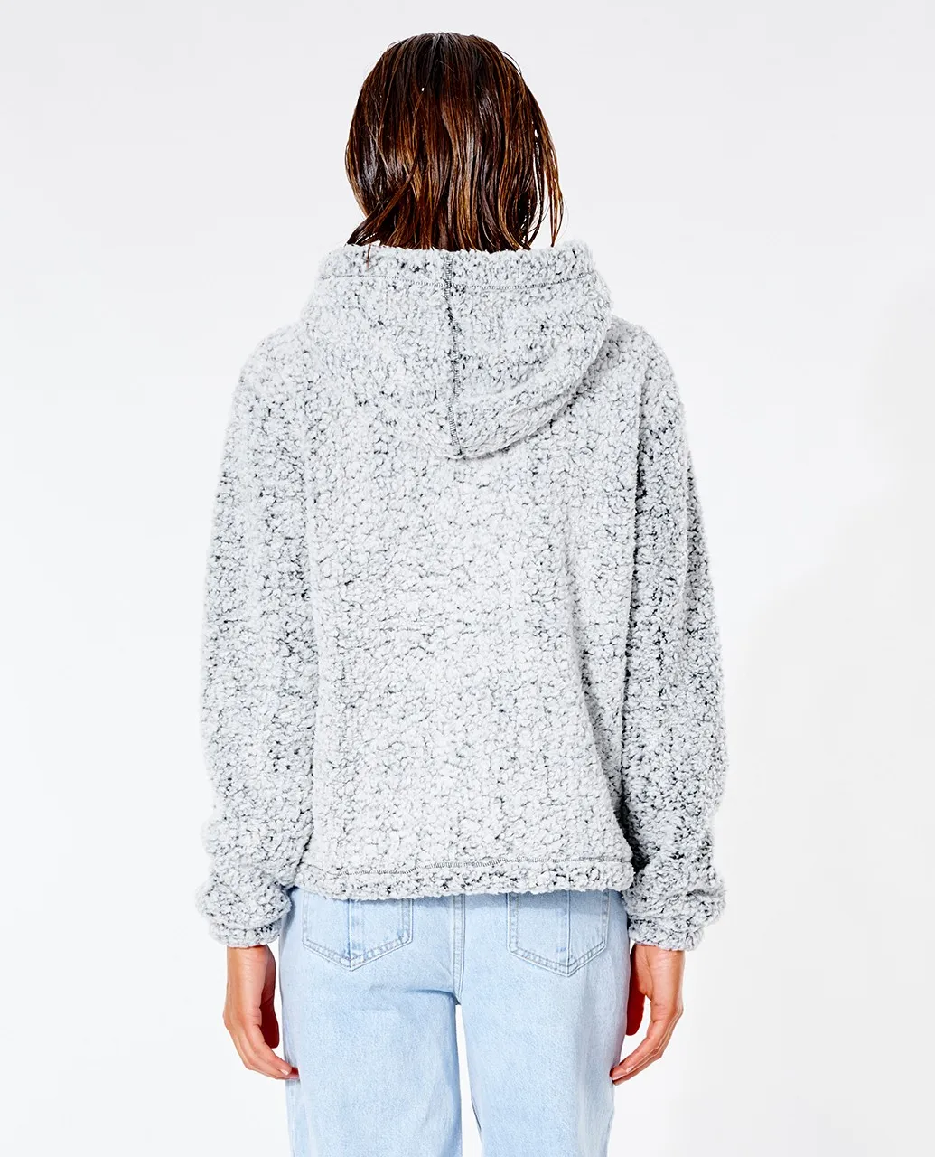 Felpa Rip Curl Dark And Stormy da donna con zip e cappuccio, tessuto morbido e dettagli regolabili