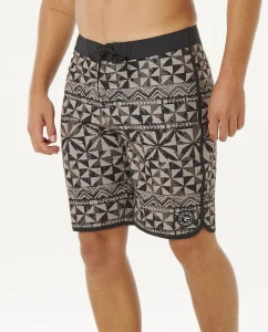 Boardshort Mirage Big Tapa Rip Curl da uomo Military Green con stampa all over e lunghezza 20" outseam