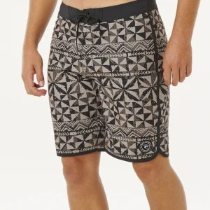 Boardshort Mirage Big Tapa Rip Curl da uomo Military Green con stampa all over e lunghezza 20" outseam