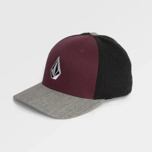 Cappello Full Stone Heather Flexfit Volcom da uomo con fit stretch e ricamo Stone frontale