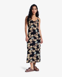 Vestito Stay Sunny Roxy sottoveste da donna con collo a V e spalline sottili regolabili.